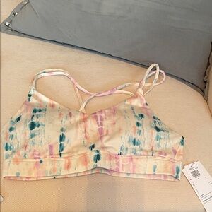 Old Navy Active Colorful Strappy Sports Bra S